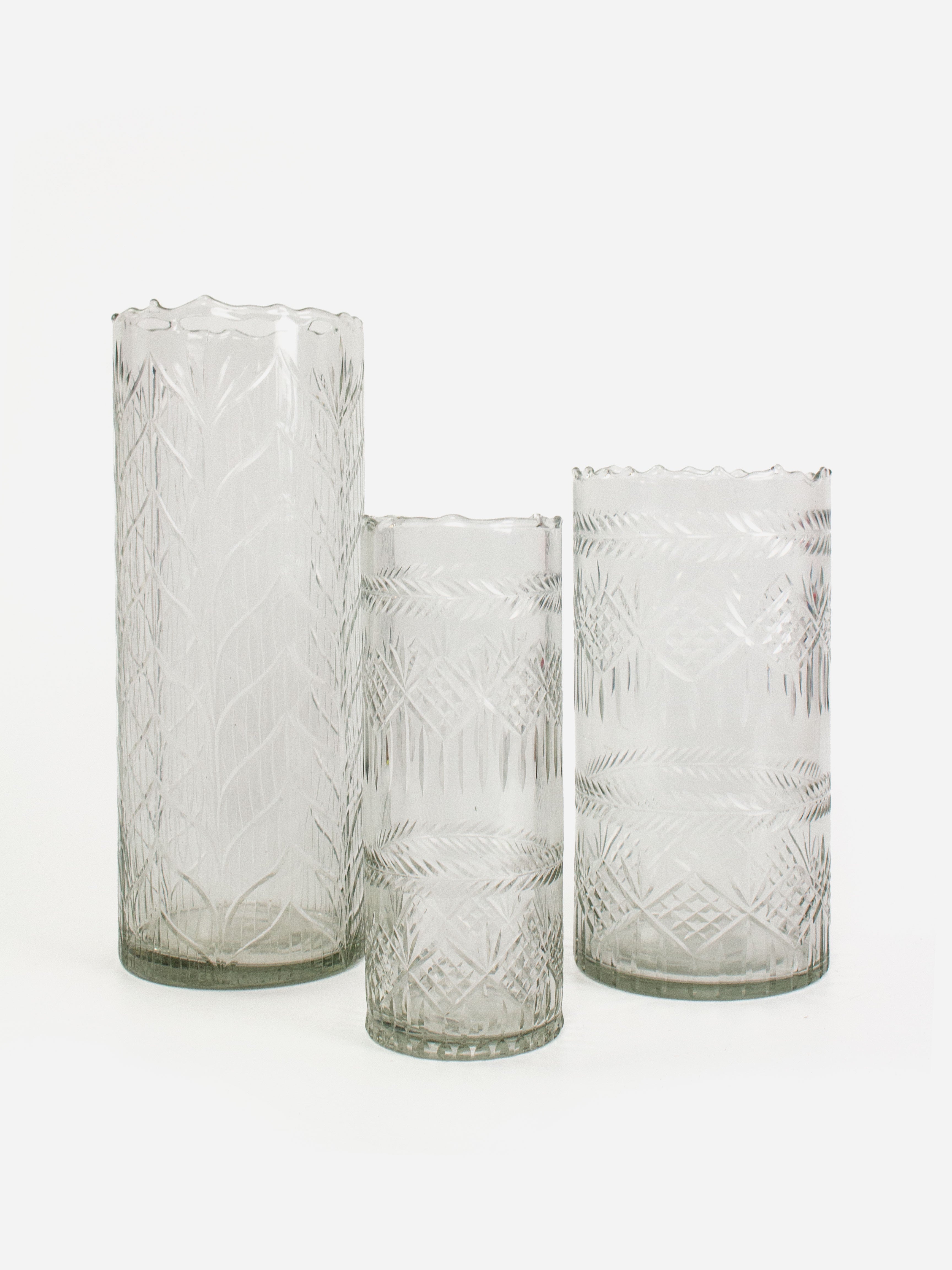 Stem Vase with Cutting