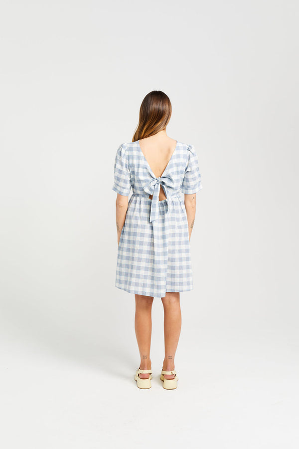 Dazzle Marine Check Dress