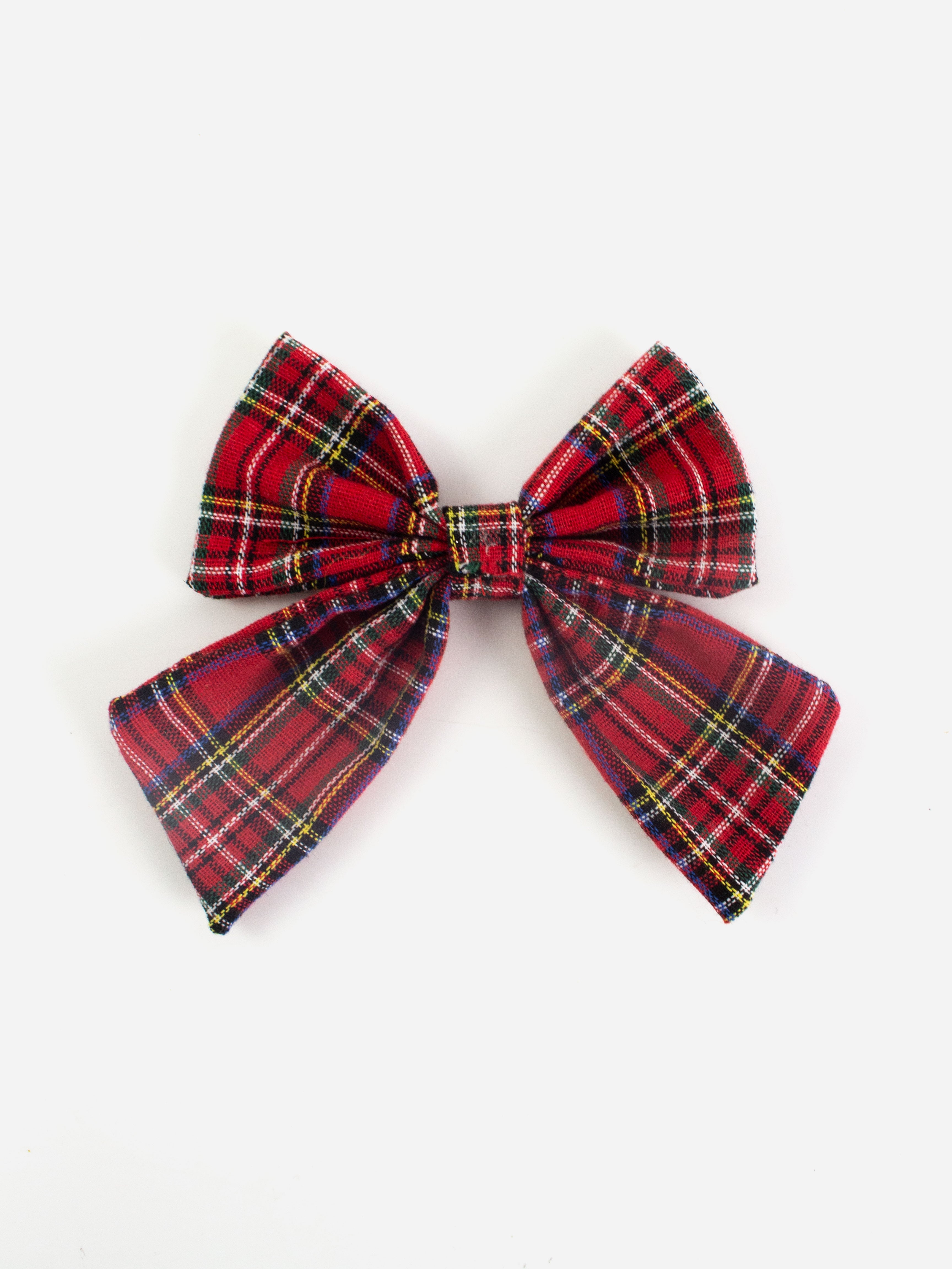 Tartan Bow Clip