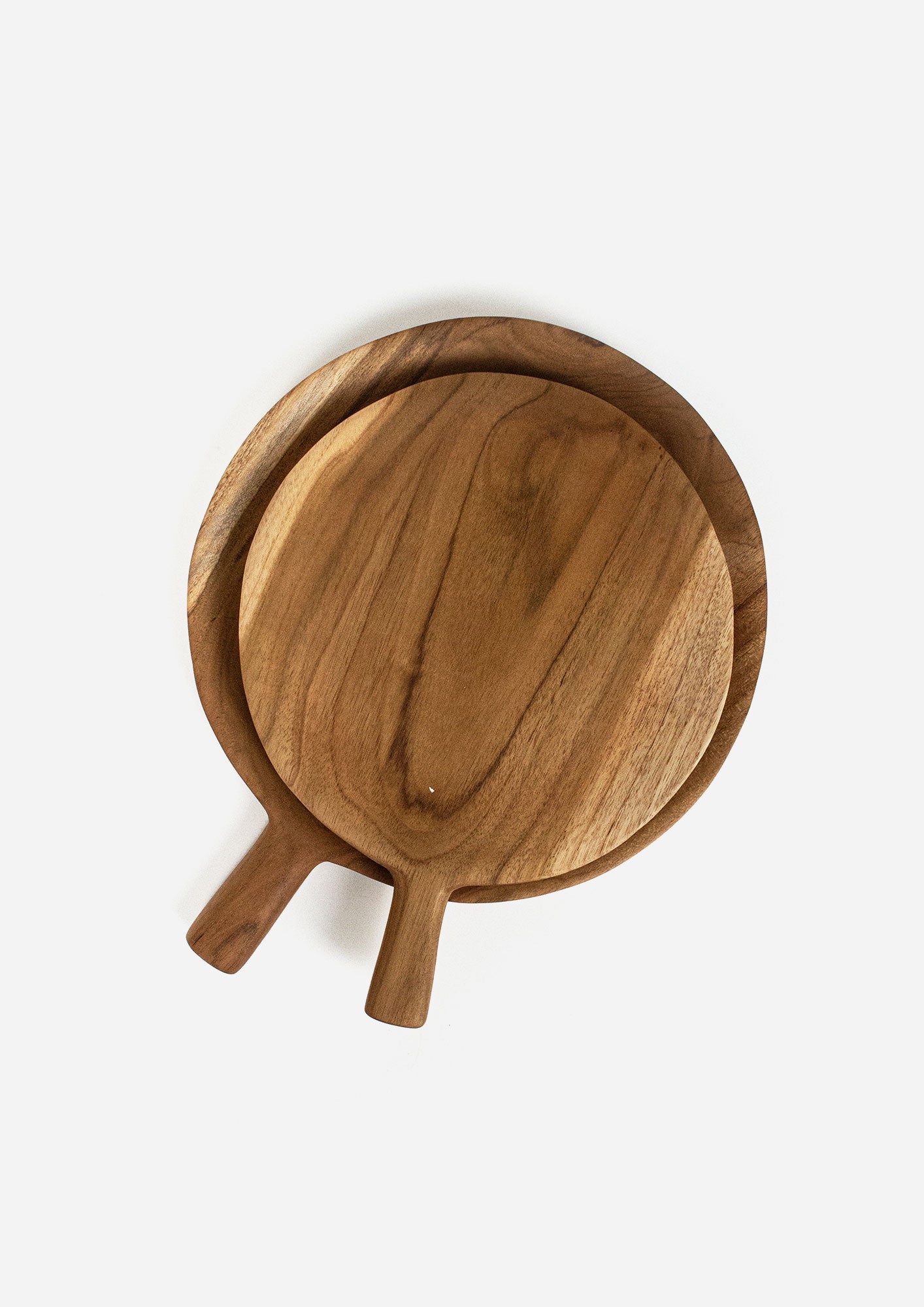 Teak Round Platter