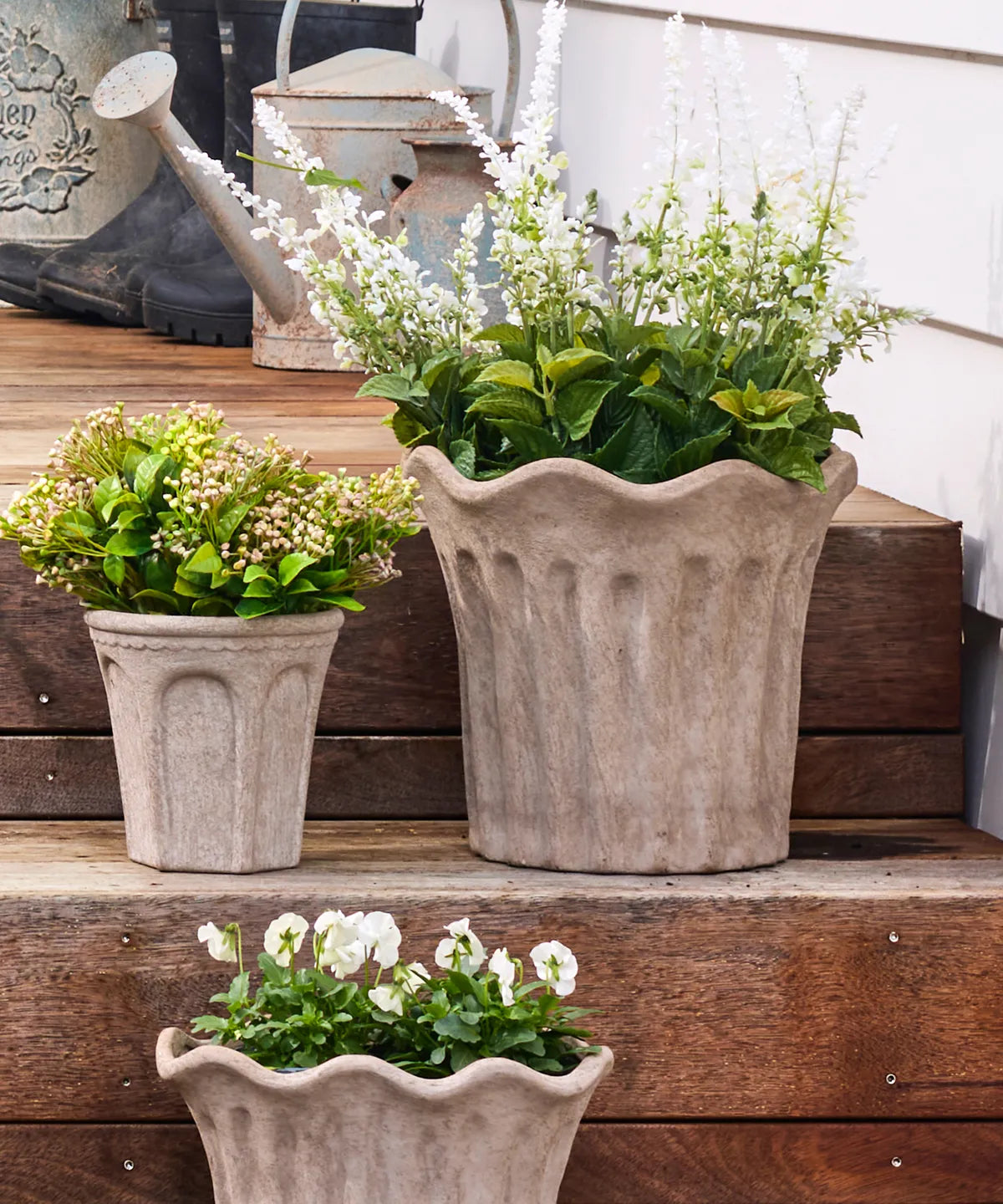 Terra Fluted Planter