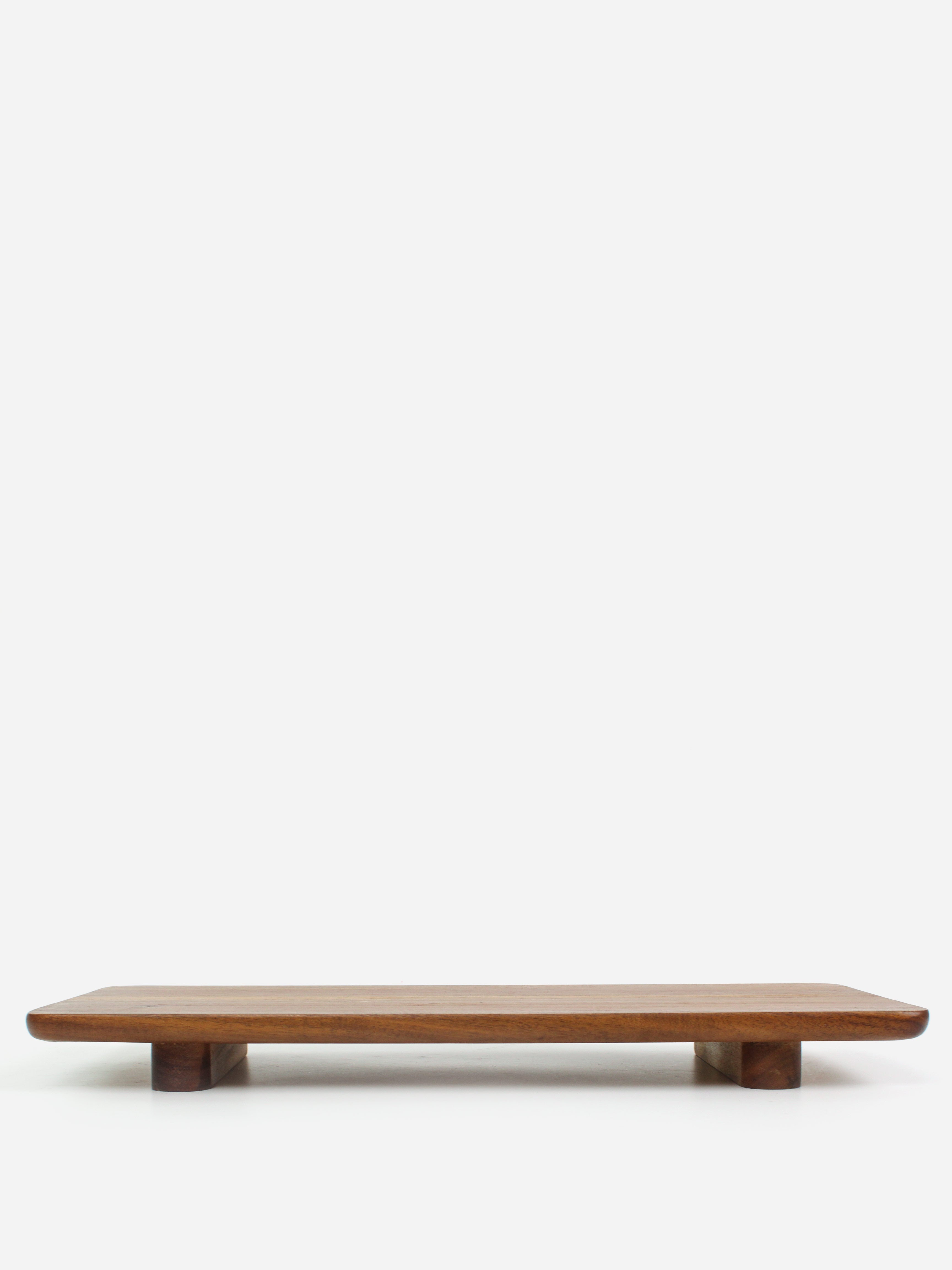 Theo Acacia Wood Raised Serving Platter