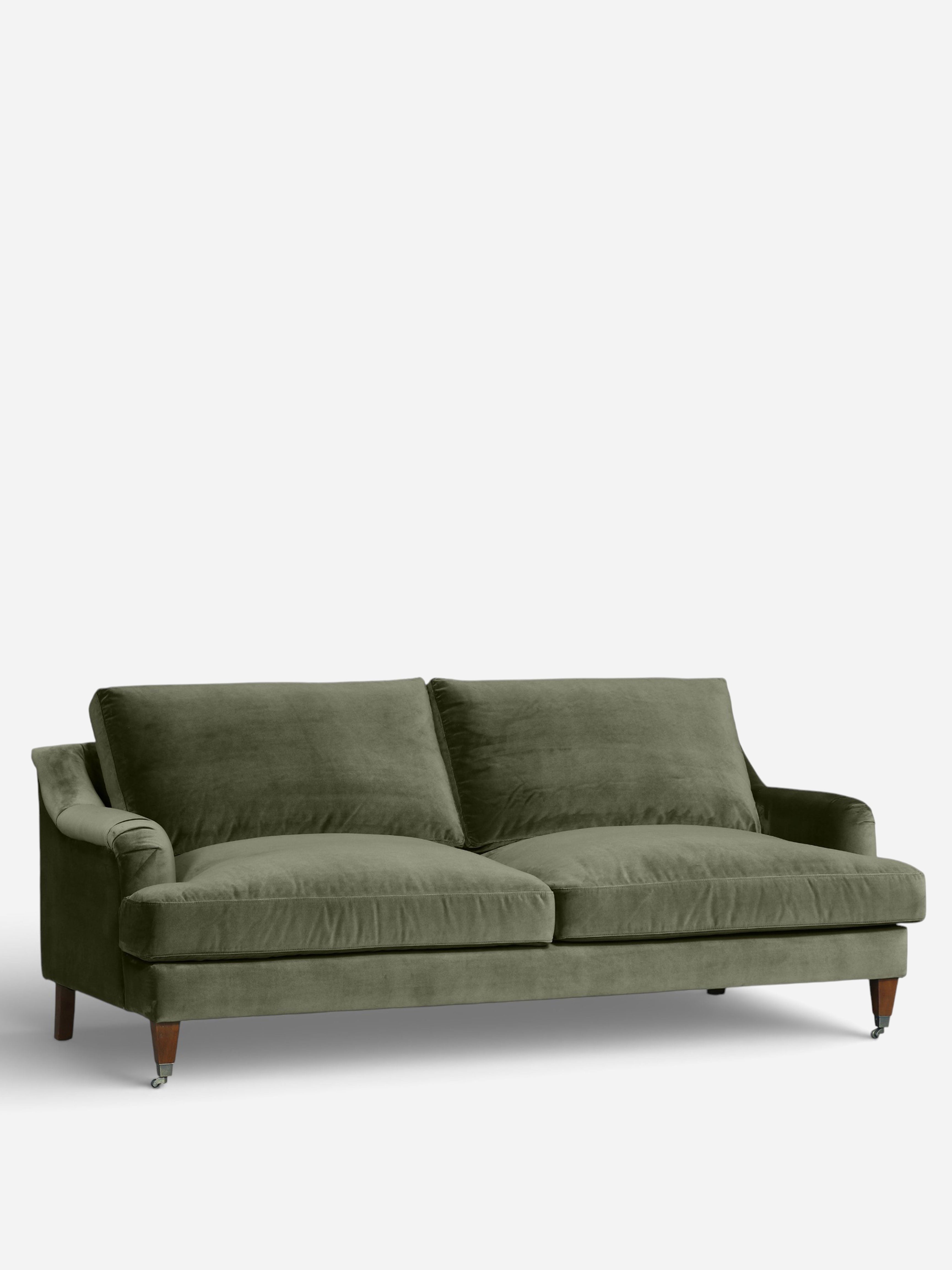 Thornfield Olive Velvet Sofa