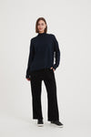 Turtle Neck Boxy Knit