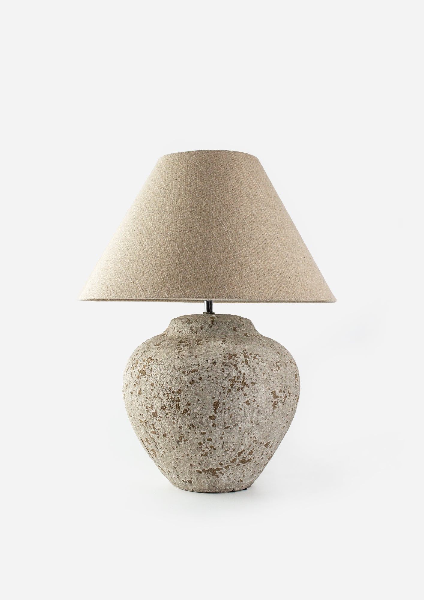 Tuscan Style Stone Lamp