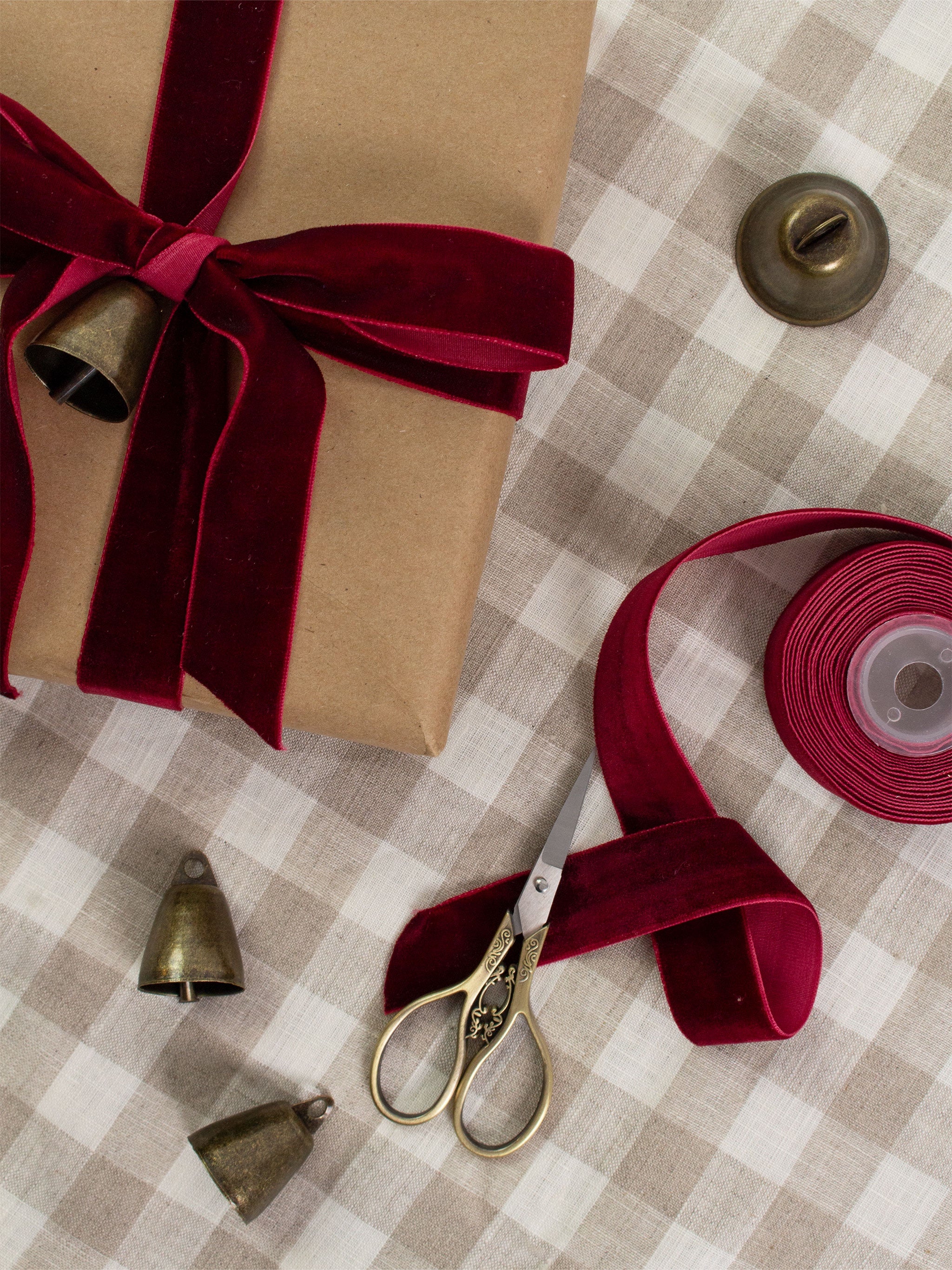 Velvet Burgundy Ribbon