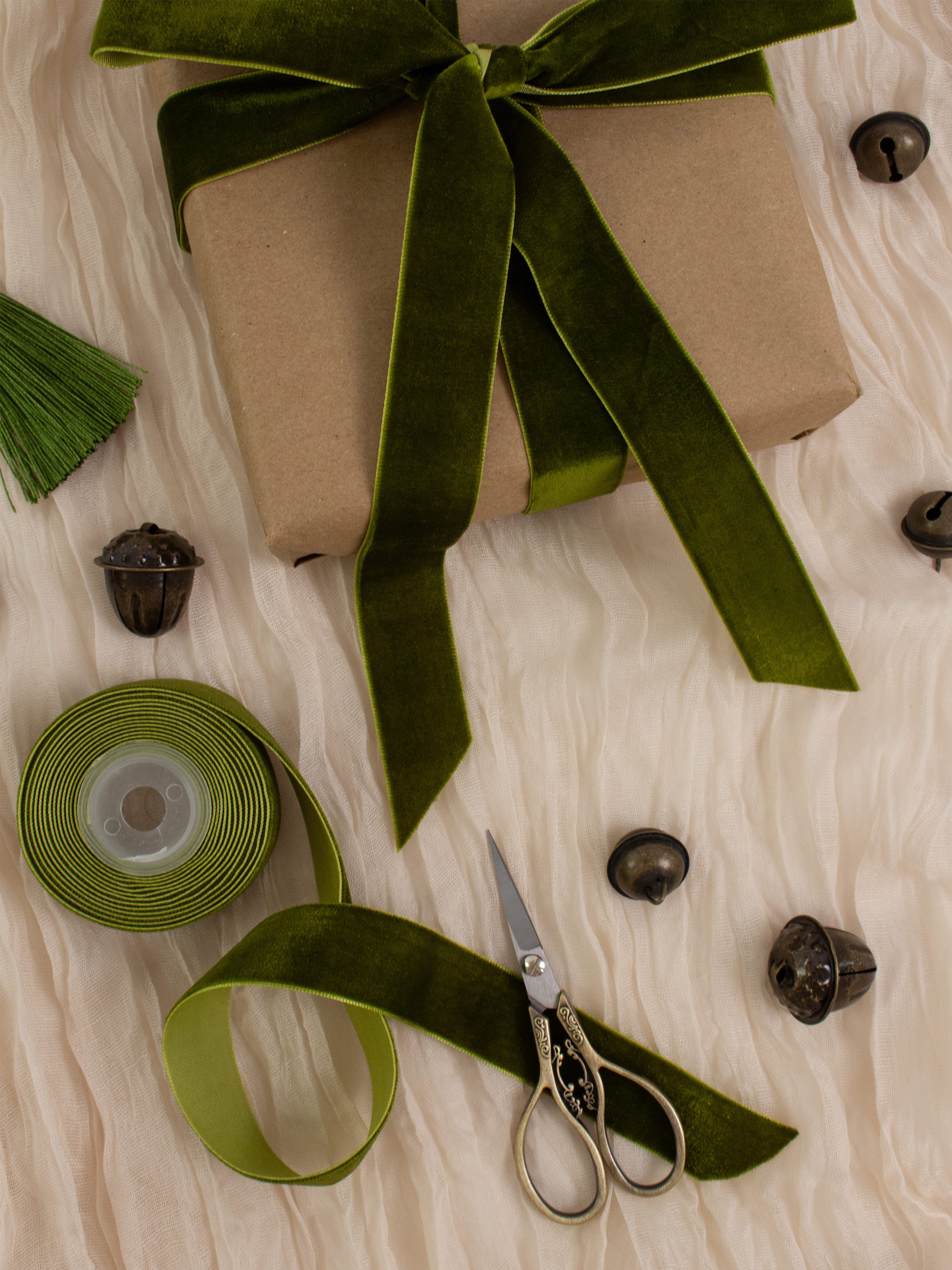 Velvet Green Ribbon