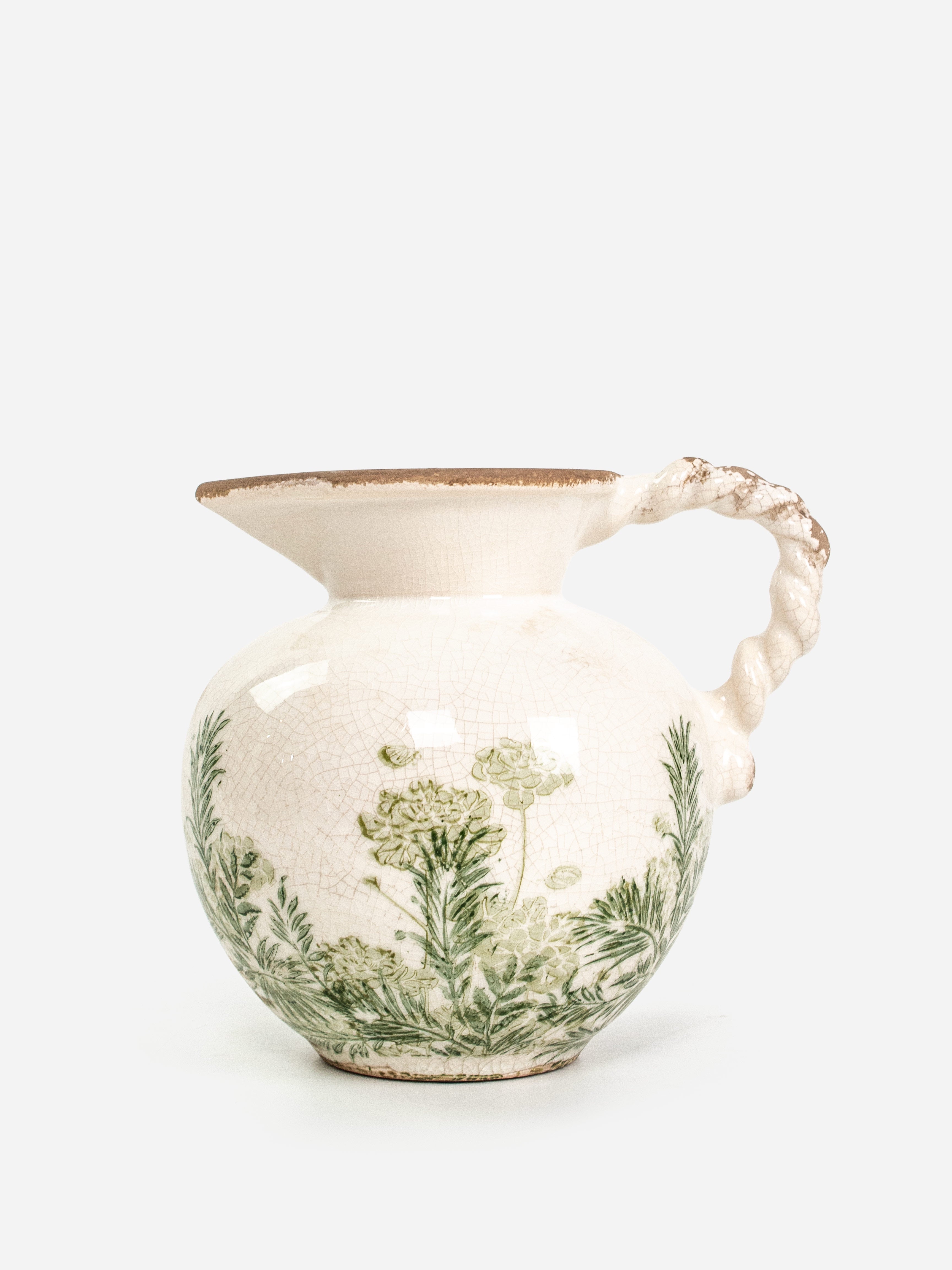 Verde Rope Handle Jug