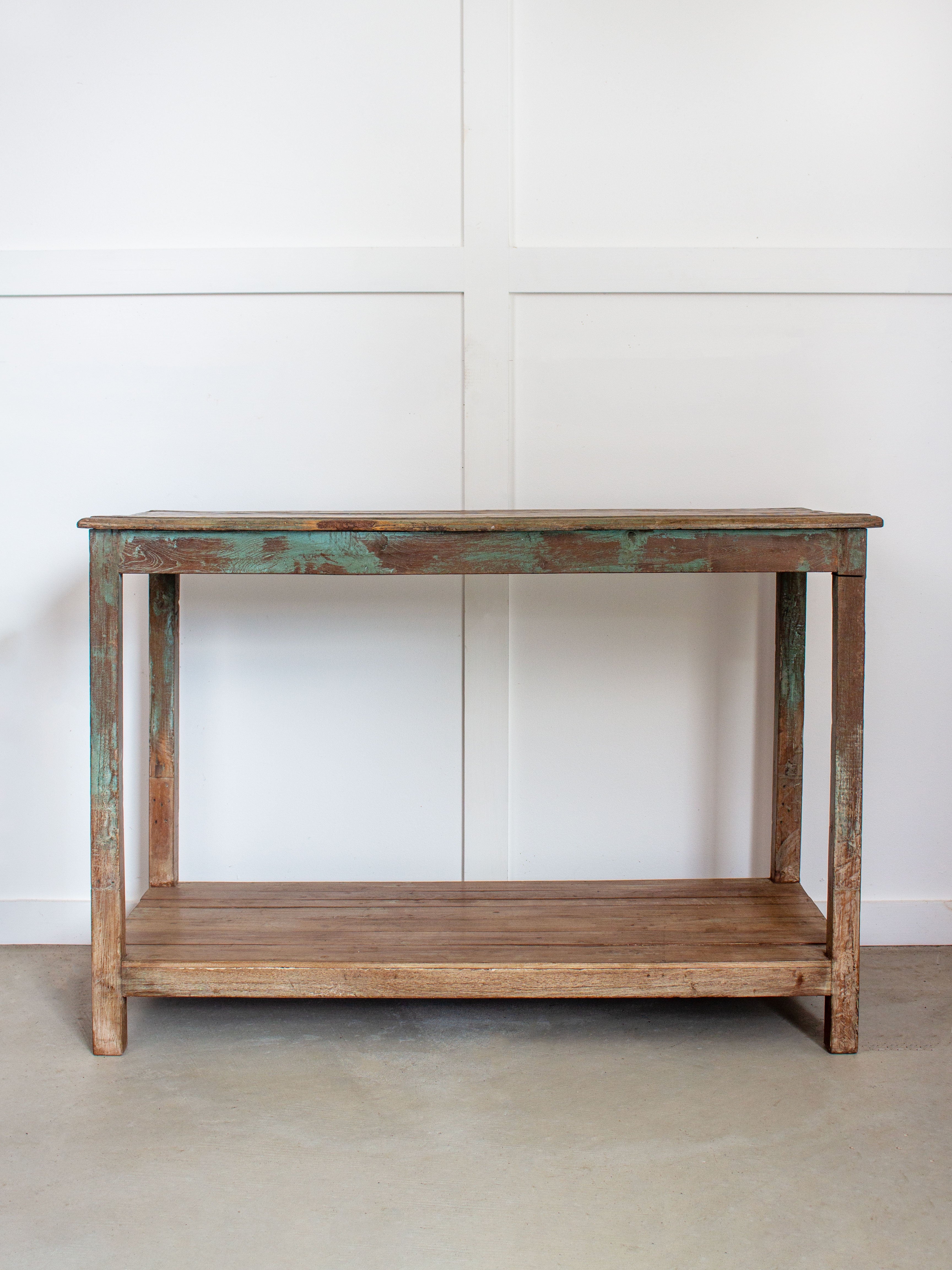 Vintage Blue Work Bench