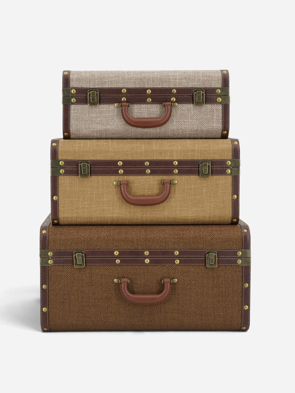 Vintage Look Trunk Set