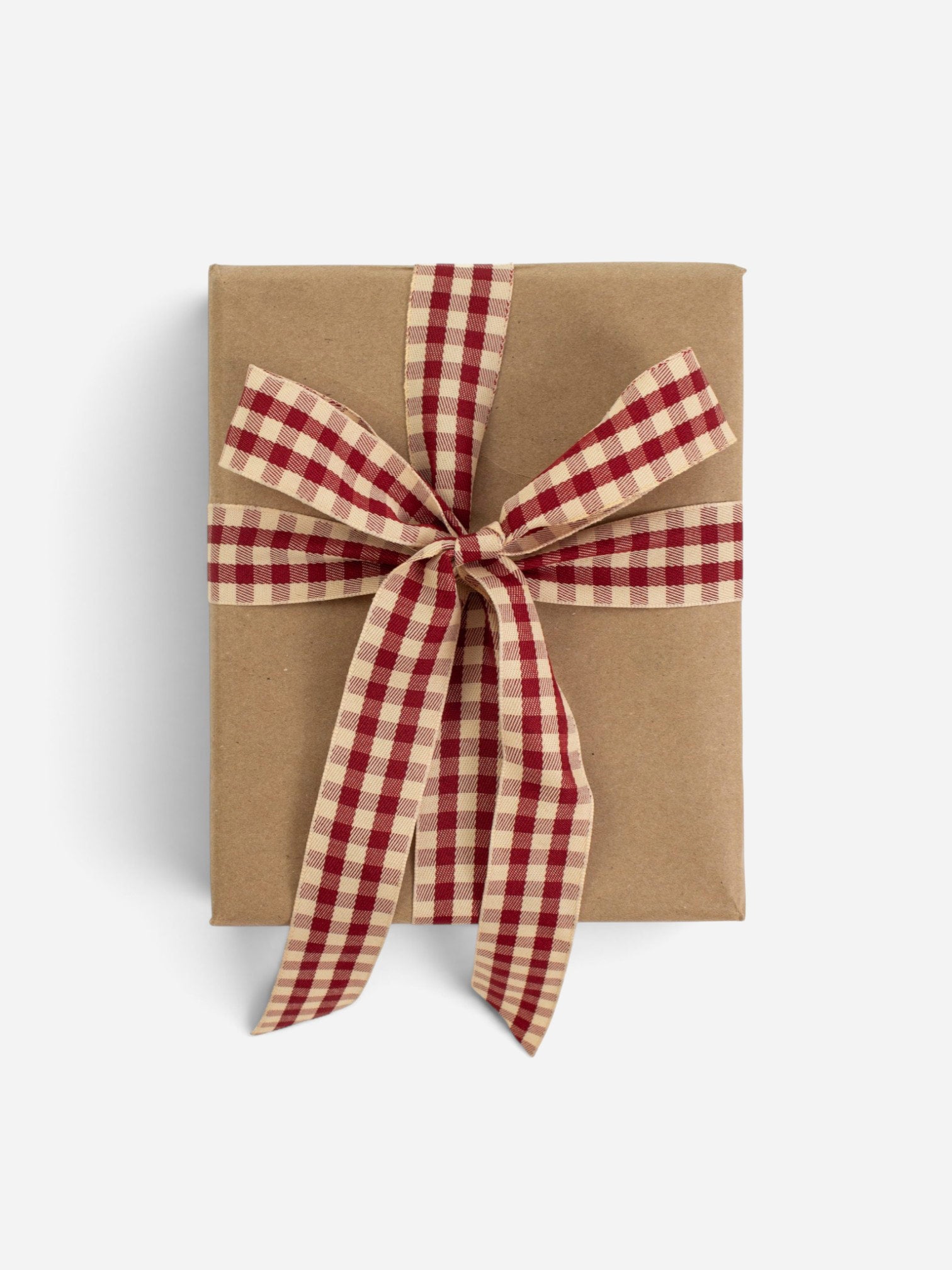 Vintage Red Gingham Ribbon