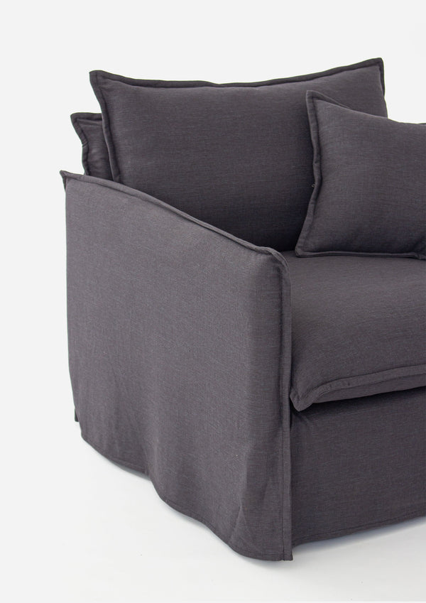 Wallace Armchair - Charcoal