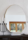 Wave Oval Mirror