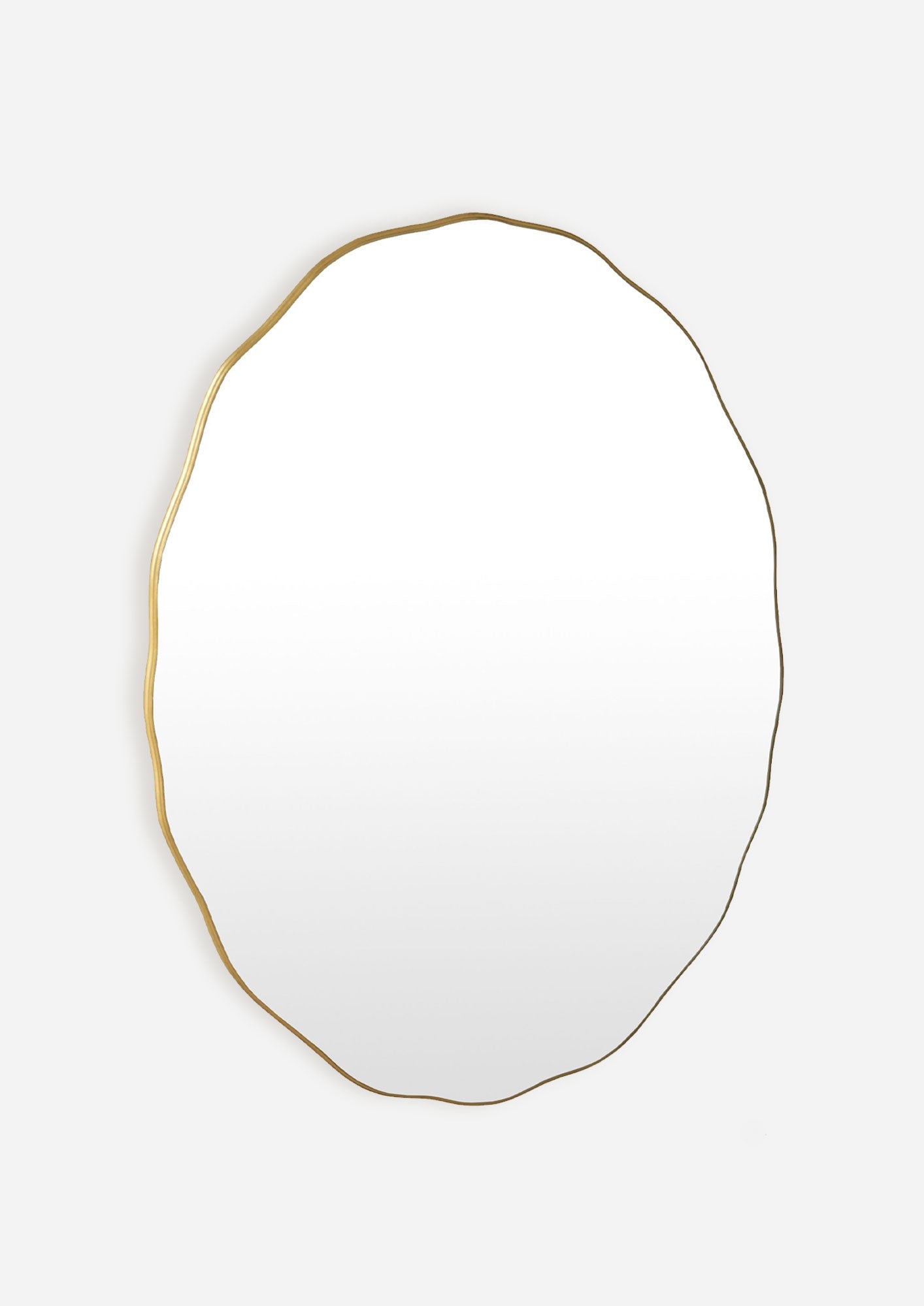 Wave Oval Mirror