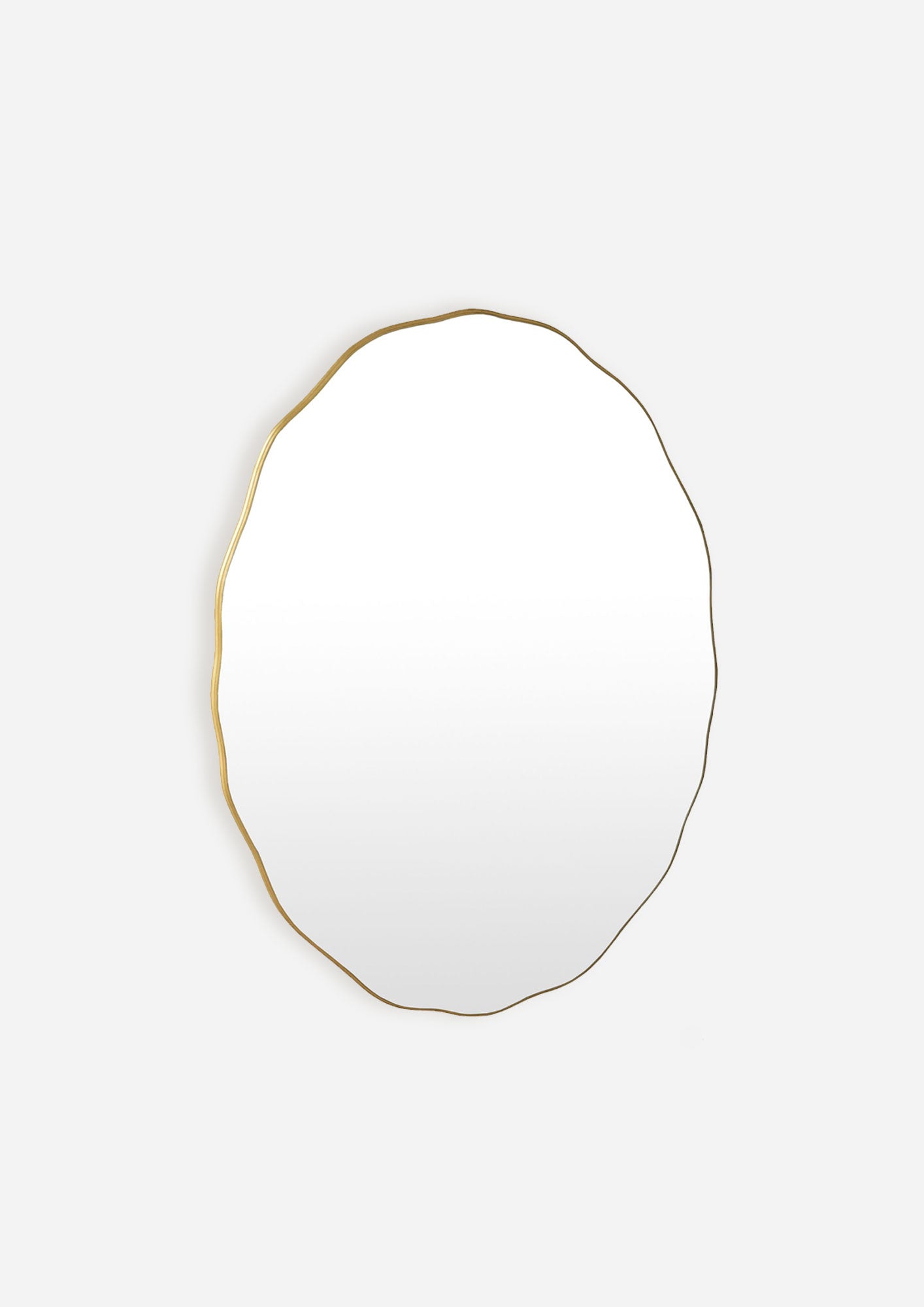 Wave Oval Mirror