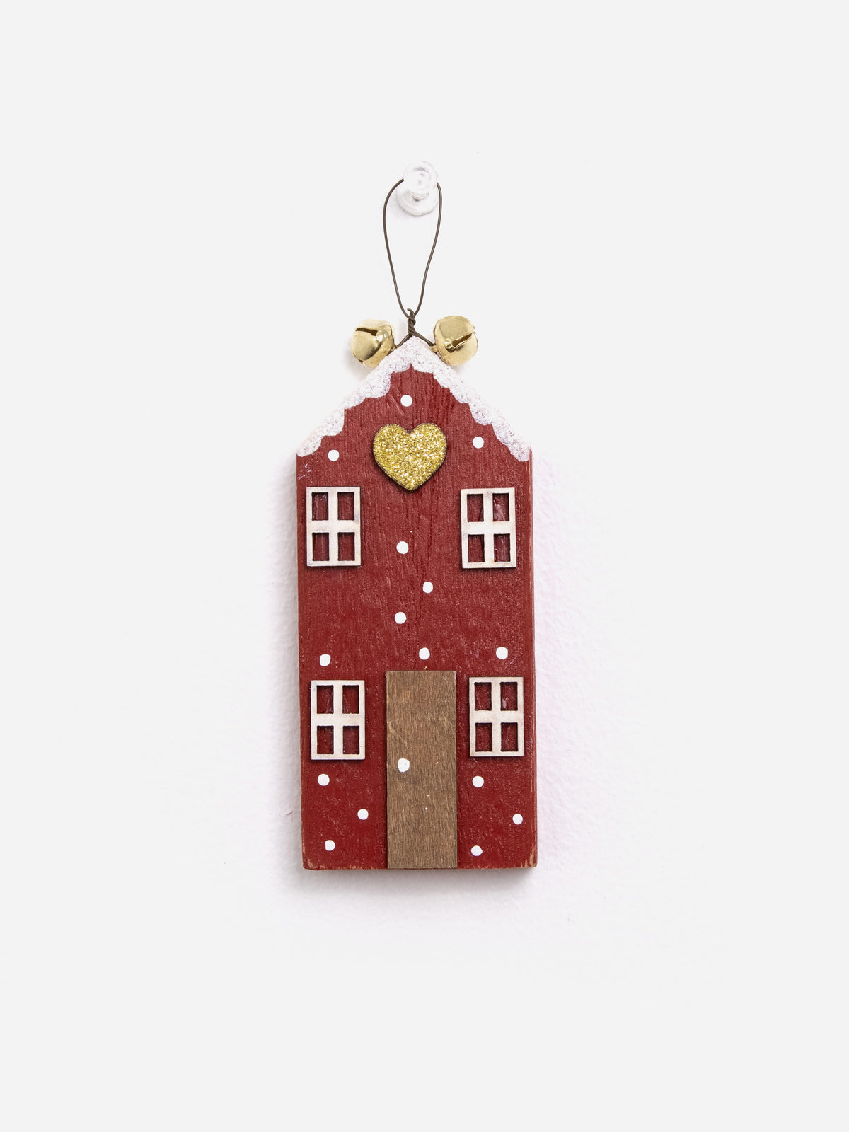 Whimsical Red Hanging House