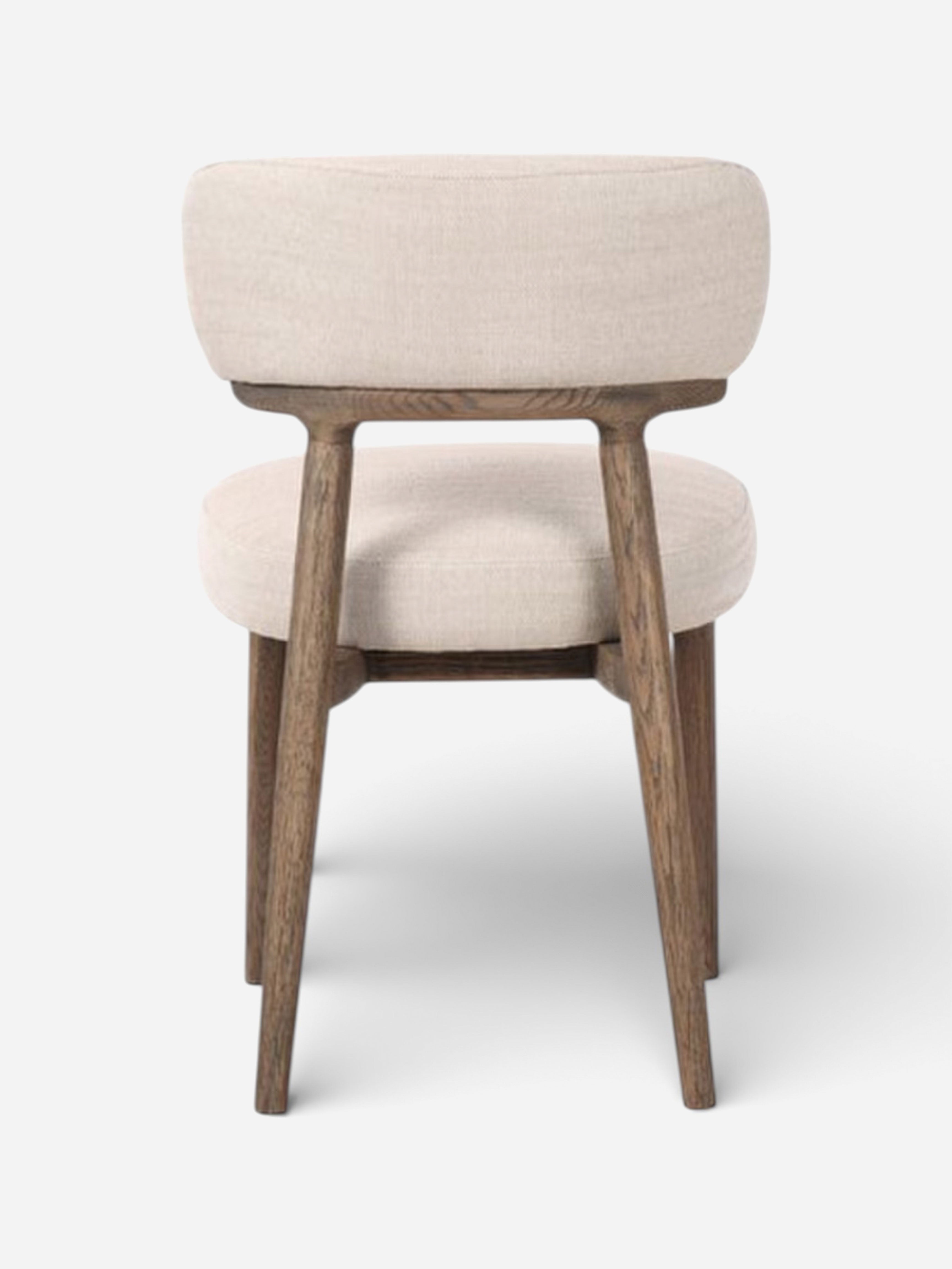 Willow Natural Linen Dining Chair