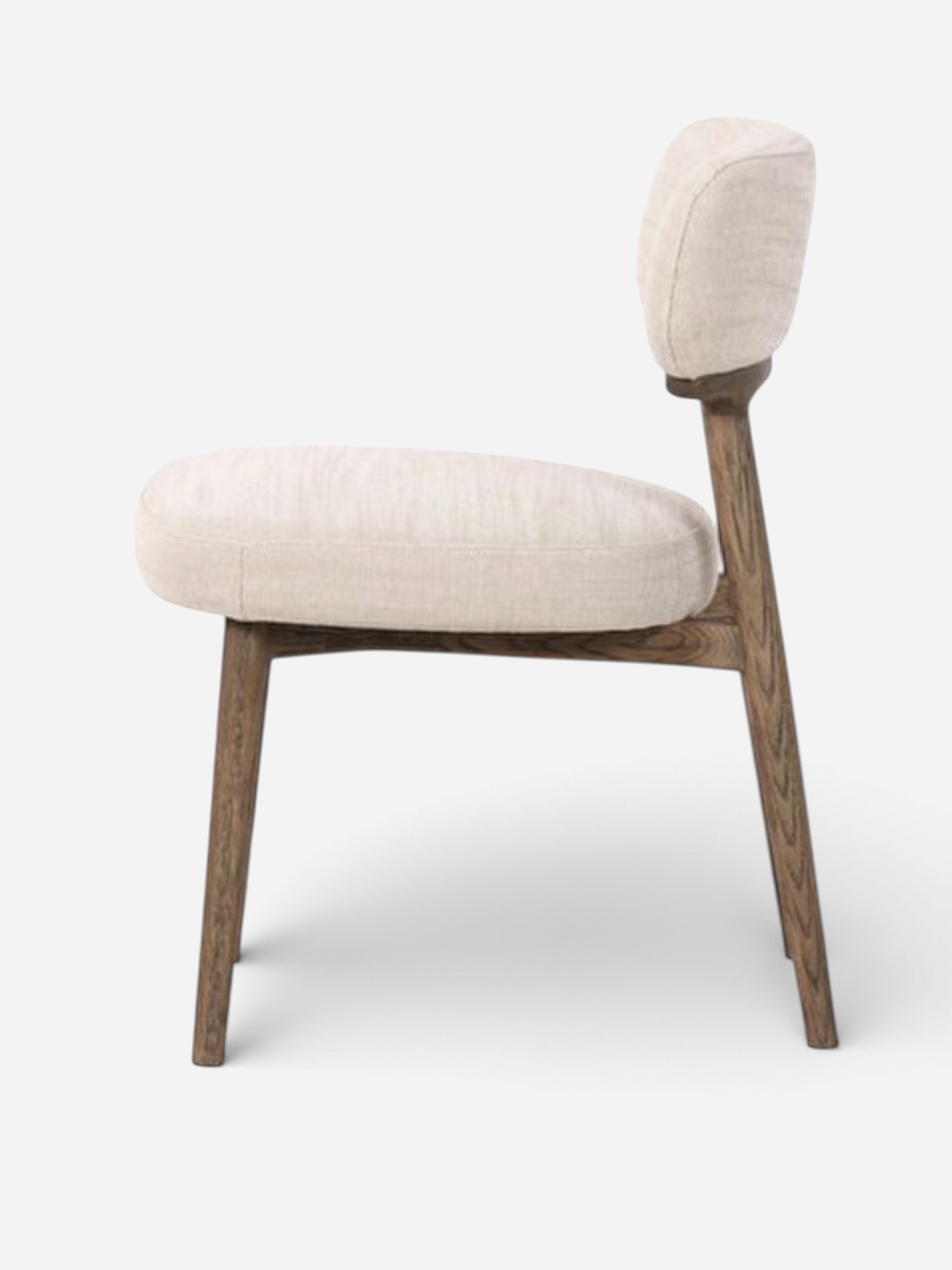 Willow Natural Linen Dining Chair