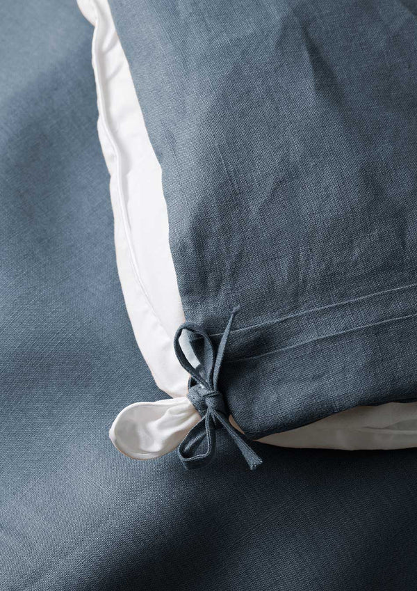 Ravello Linen Quilt - Denim