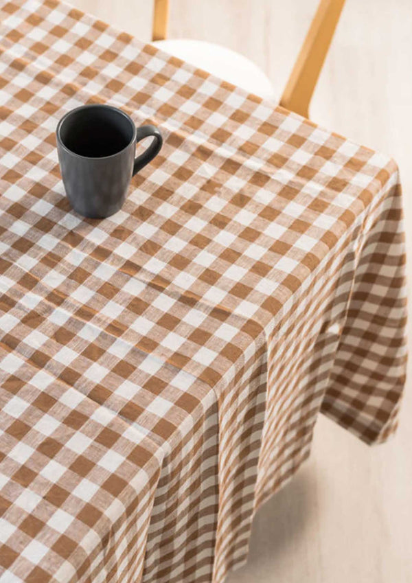 French Flax Linen Tablecloth