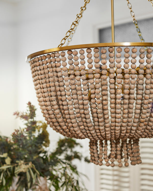 Coco  Large Beaded Chandelier