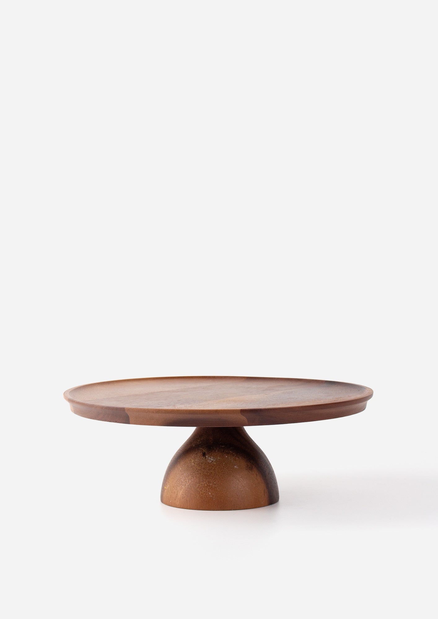 Acacia Footed Cake Stand
