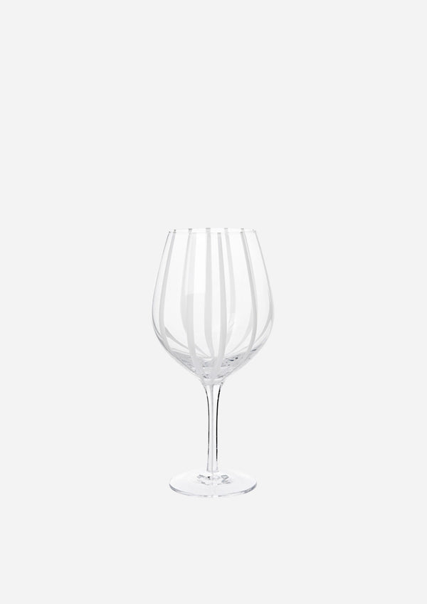 Broste Stripe Glass | Red Wine