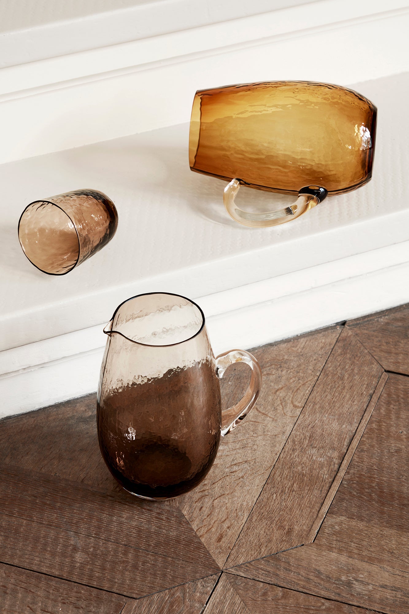 BROSTE Hammered Tumbler Brown