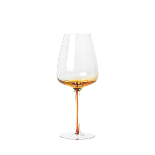 Broste Amber White Wine Glass