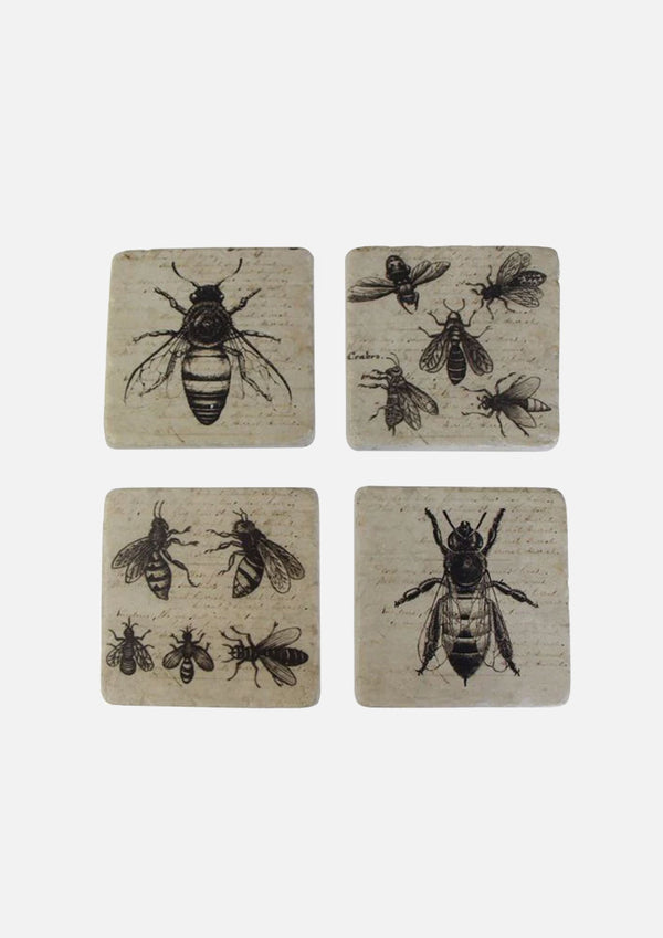 Bee Coasters Set of 4