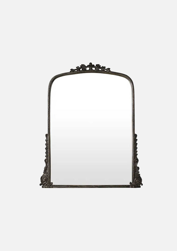 Belle Vie Mantle Mirror - Aged Black