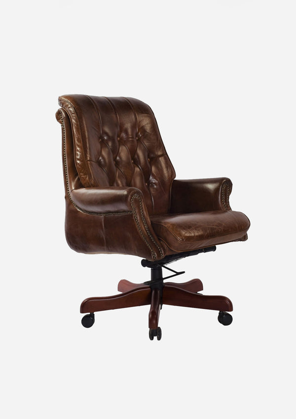 Benjamin Desk Chair | Brown
