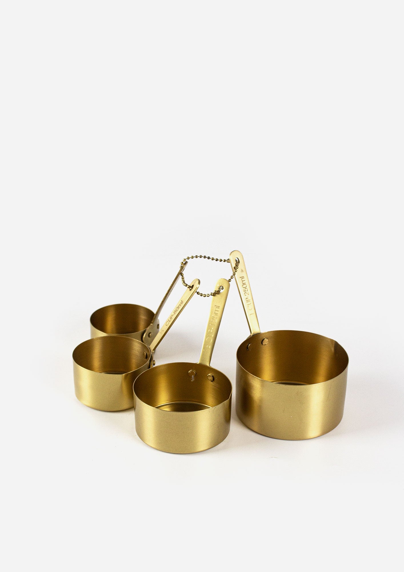 Brass Measuring Cups Brass measuring cups