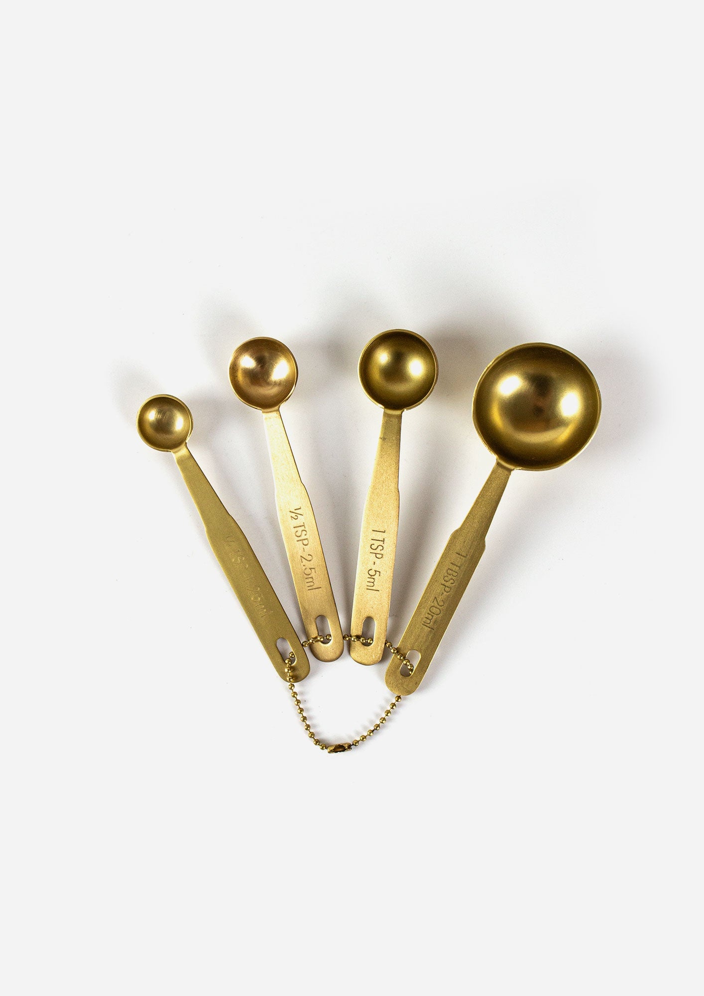 Brass Measuring Spoon Set