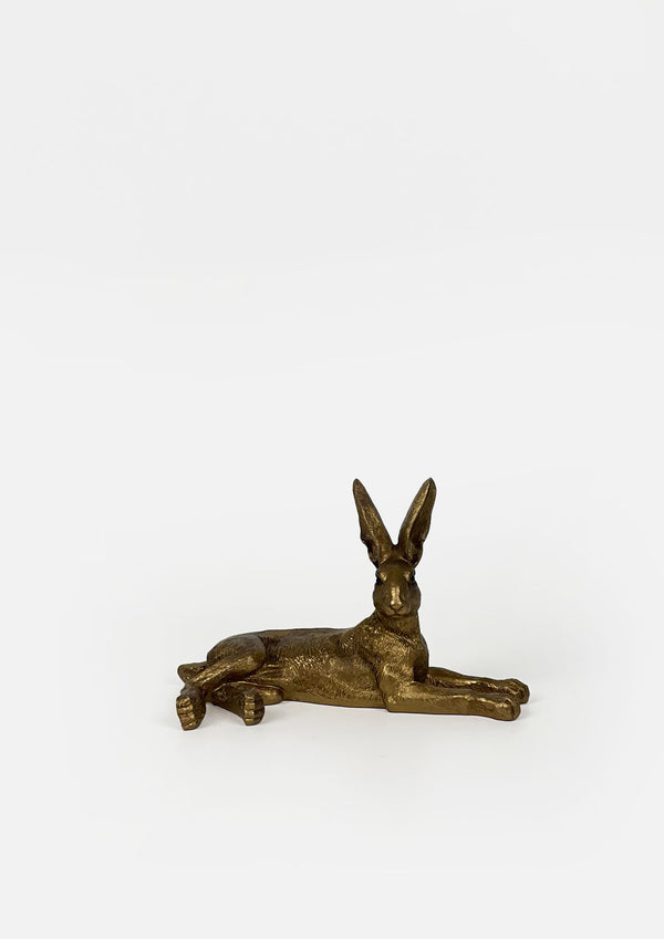 Reflections Bronze Lying Hare