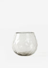 Dappled Clear Bowl Vase