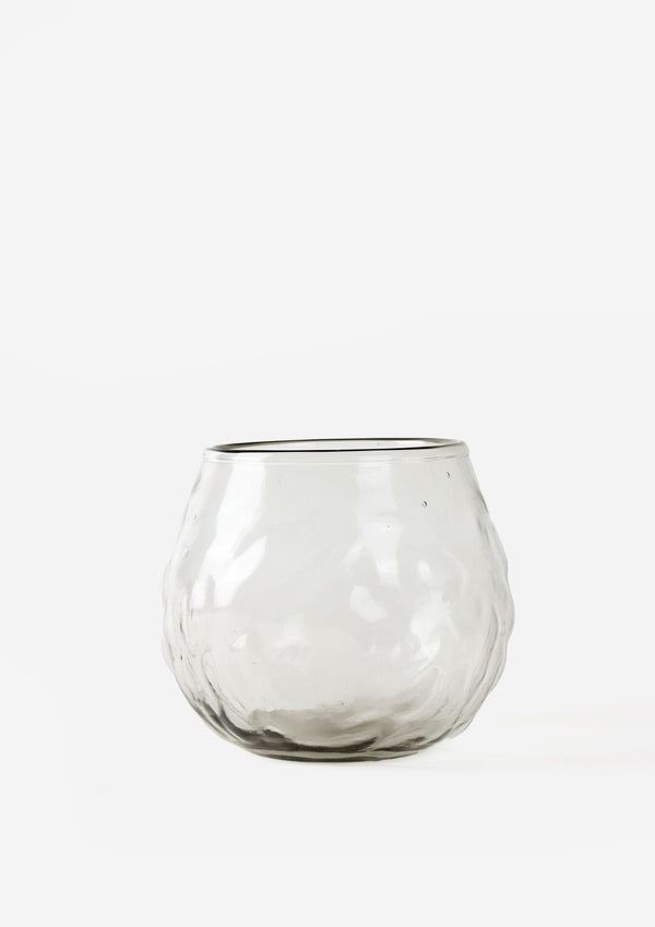 Dappled Clear Bowl Vase