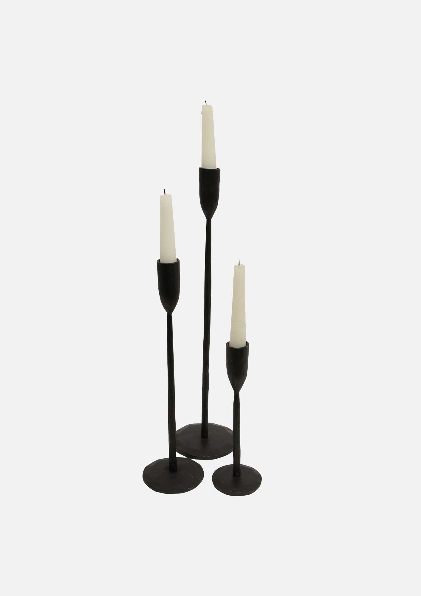 Dax Black Candleholder