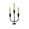 Dax 3 Light Black Candle Stand
