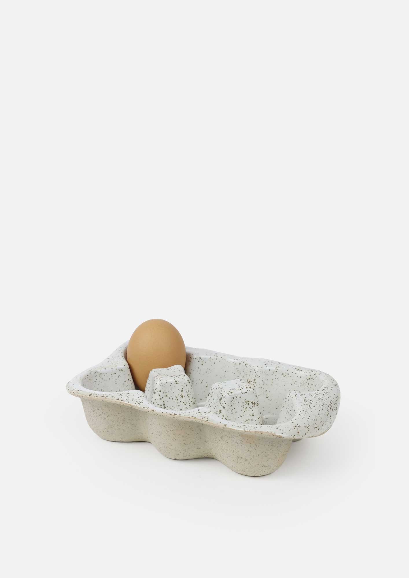 Egg Crate 6 Cup - White Garden to Table