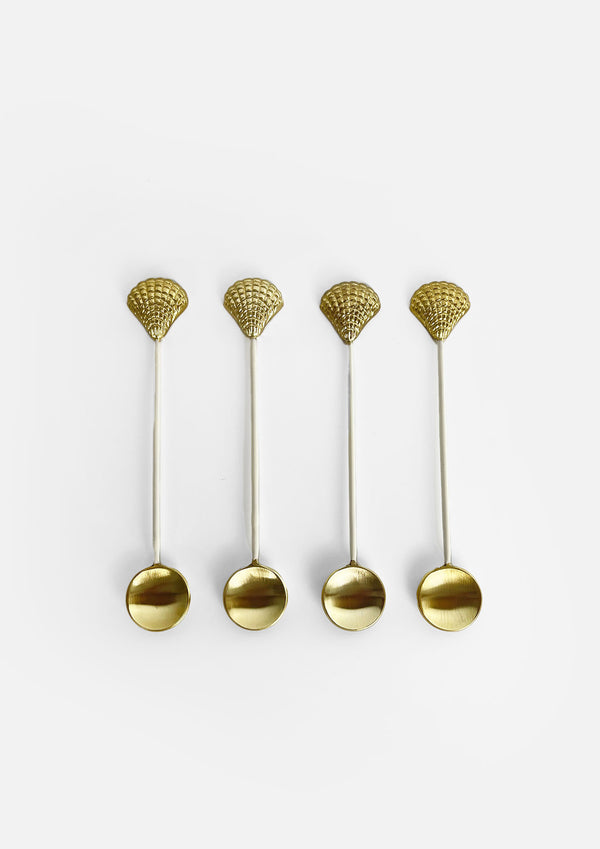 Esme Shell Detail Cocktail Spoons