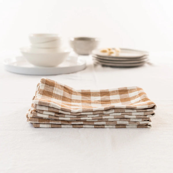 French Flax Linen Napkin Set