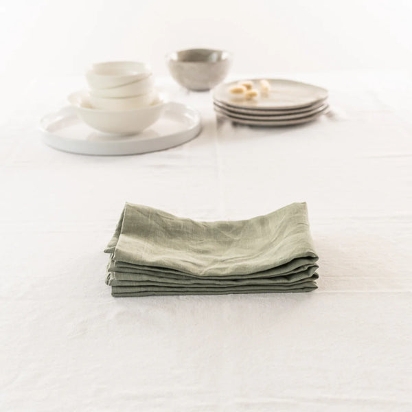 French Flax Linen Napkin Set