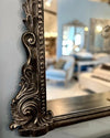 Belle Vie Mantle Mirror - Aged Black