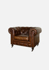 Attwood Court Leather Sofa | Brown