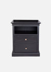 Hamptons Bedside | Black