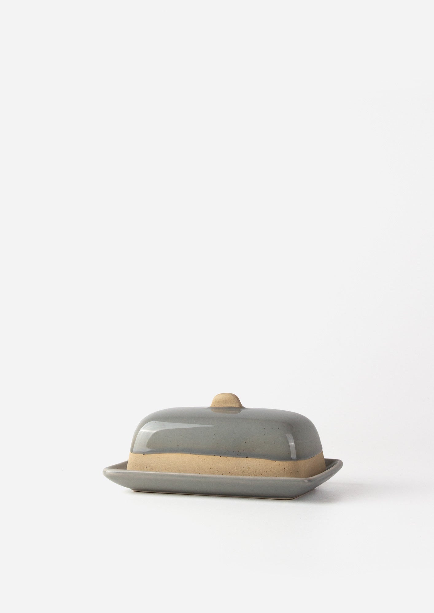 Jenson Grey Butter Dish