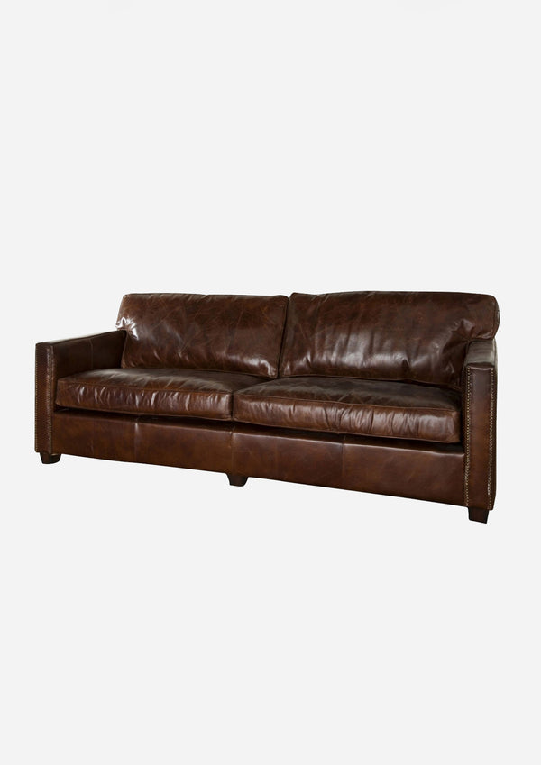 Lennox Leather Sofa | Brown