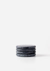 Nuvolo Black Marble Coaster Set