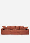 Ollie Sectional Sofa | Rust